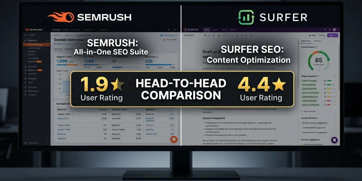 AI SEO Tools 2026: Semrush and Ahrefs Both Score 1.9 on Trustpilot — Here's Why
